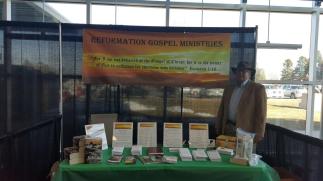 Booth with Rev. Stetler